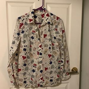 Talbots accessory blouse